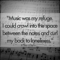 music was my refuge